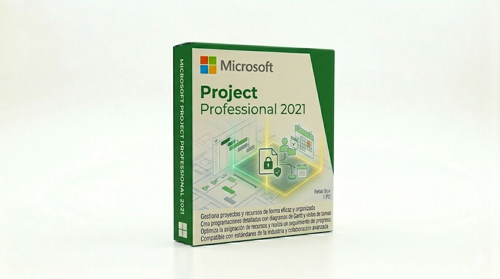 LICENCIA DIGITAL MICROSOFT PROJECT PRO 2021 1PC OEM (PERMANENTE)